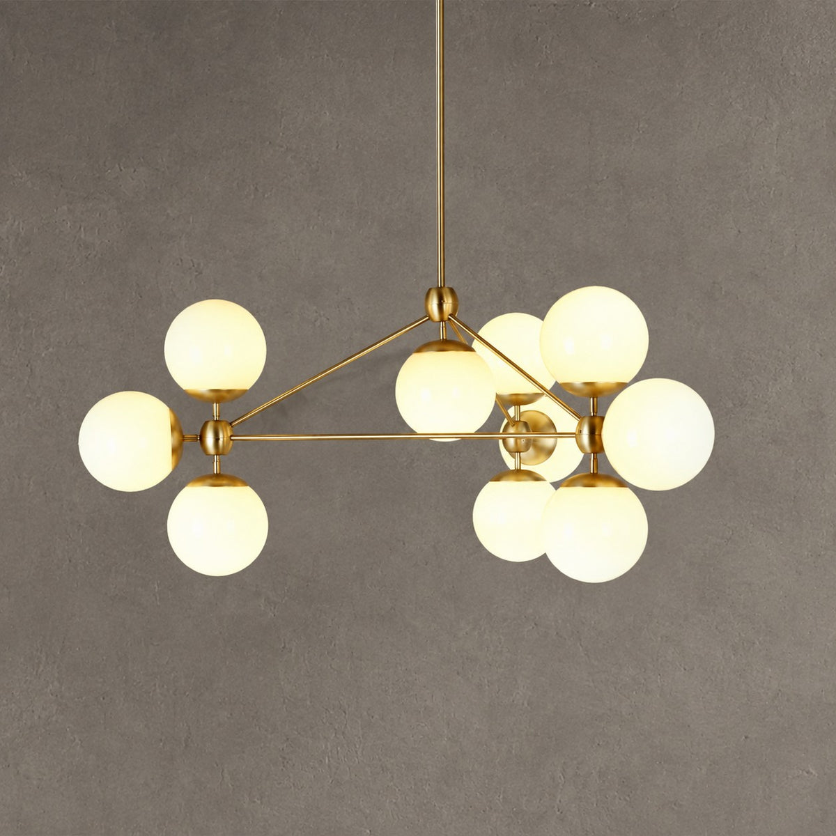 Modo Glass Globe Chandelier 37″