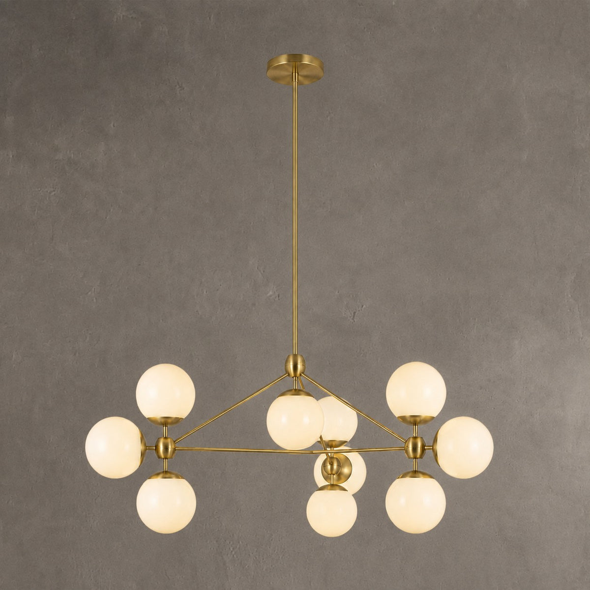 Modo Glass Globe Chandelier 37″