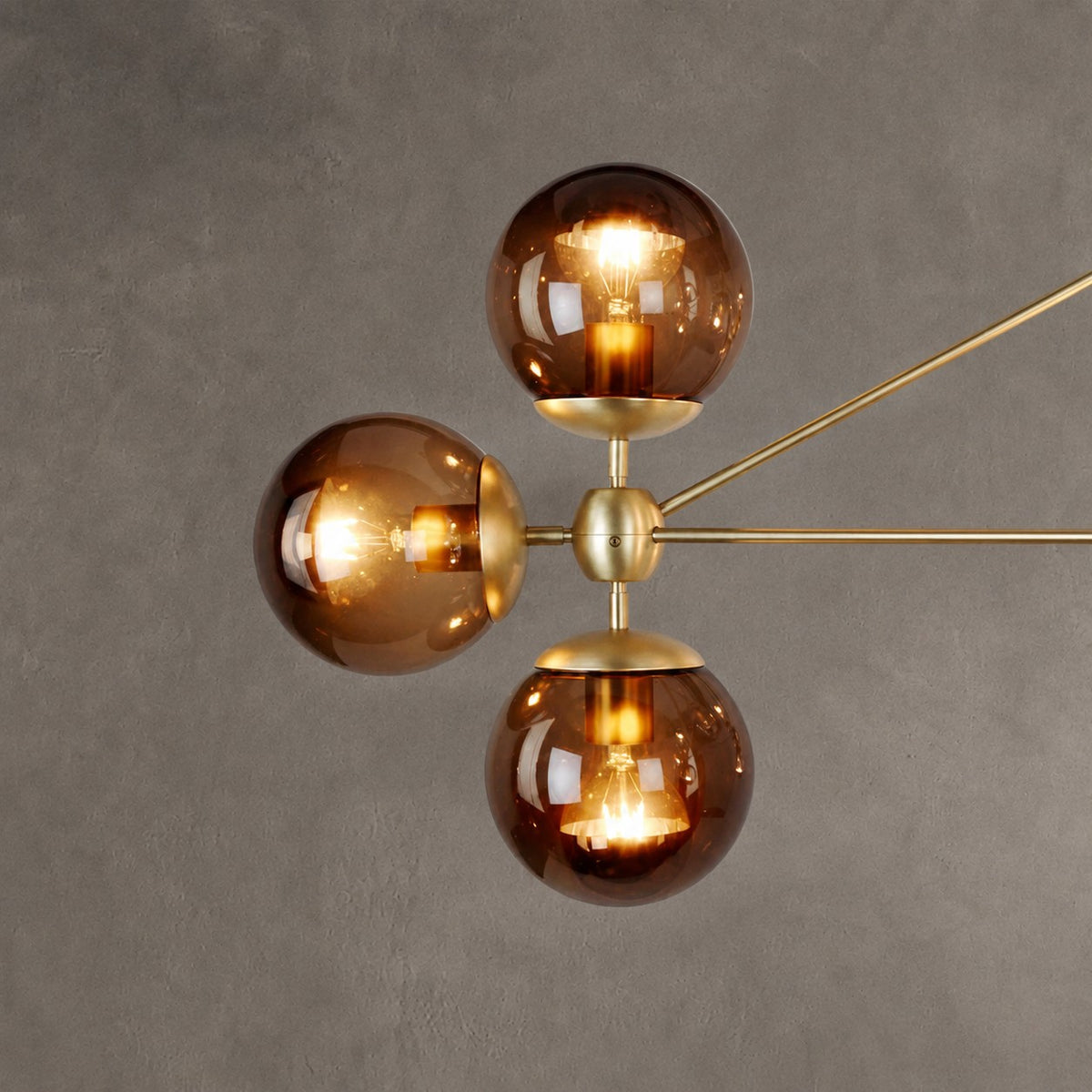 Modo Glass Globe Chandelier 37″