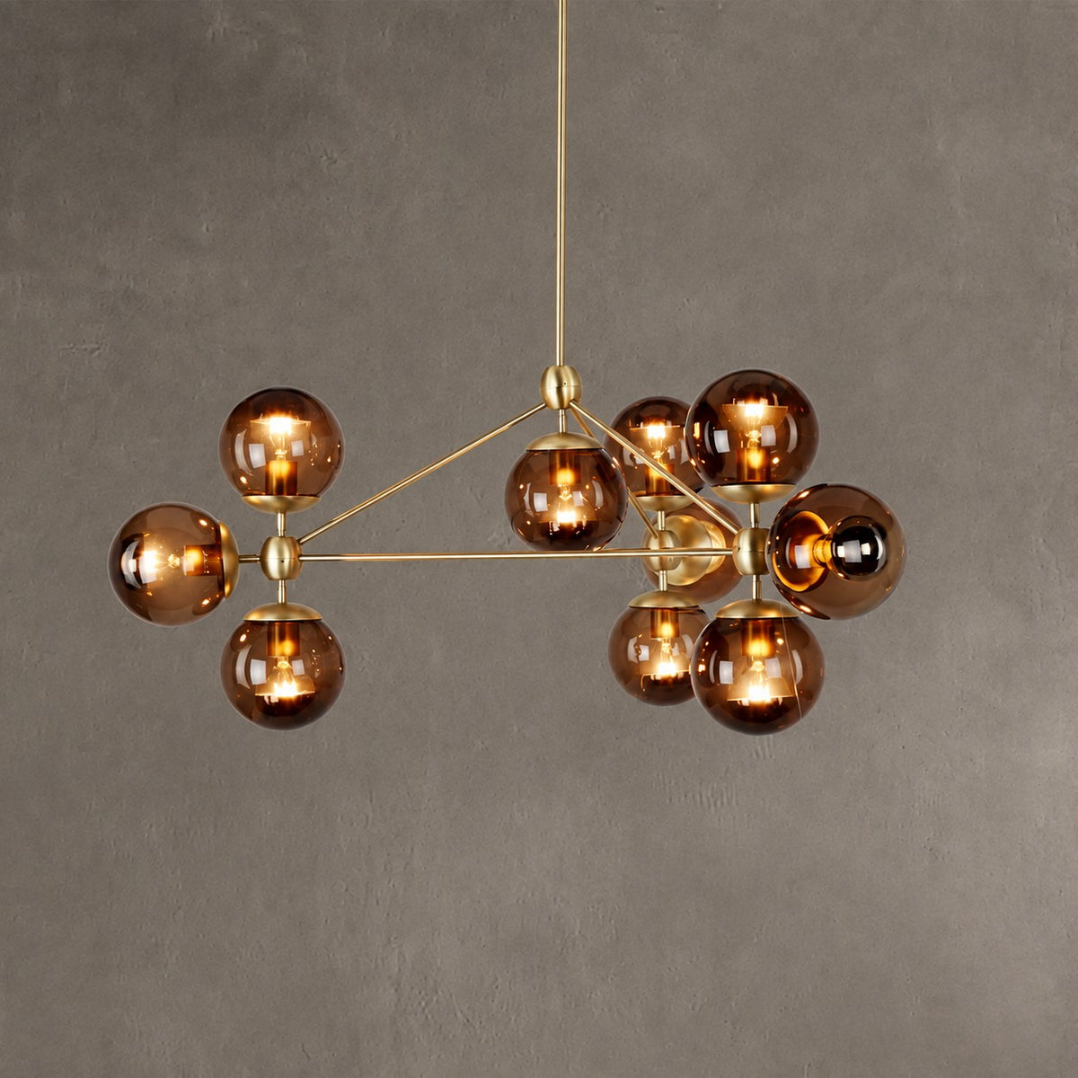 Modo Glass Globe Chandelier 37″
