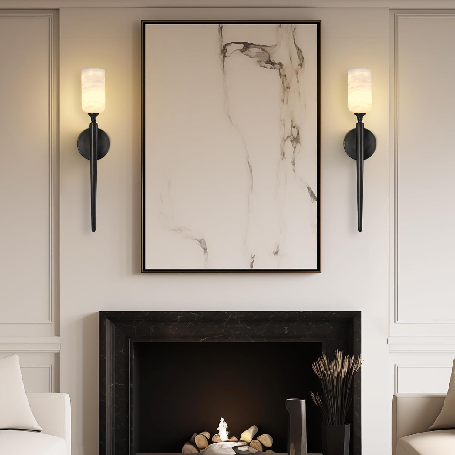 Monty Alabaster Wall Sconces - view 6