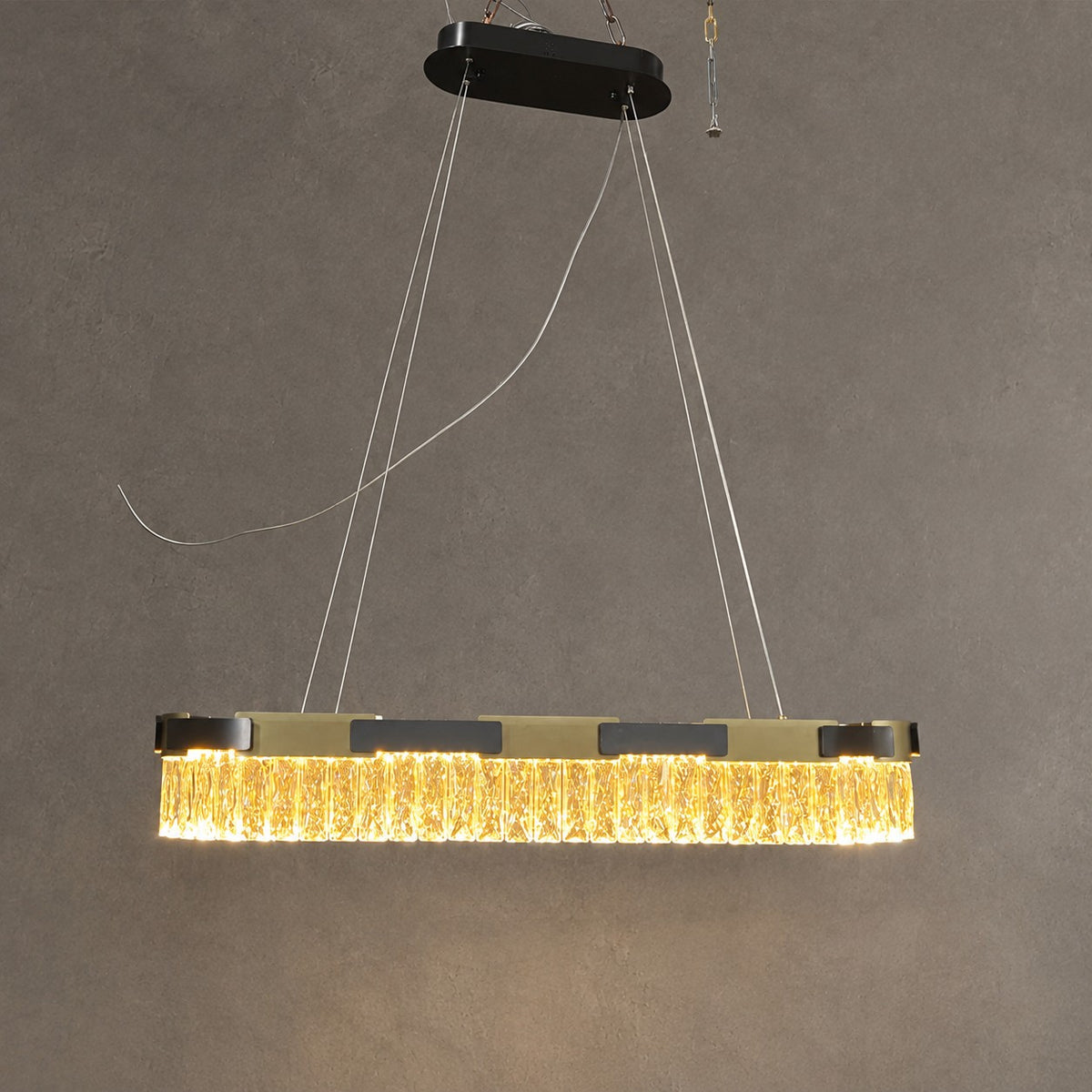 New Designer Recommended Modern Light Luxury Round/Oval Crystal Chandelier for Living Room/Dining Room
