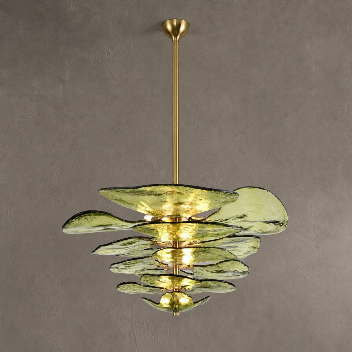 Petal Layered Murano Glass Chandelier