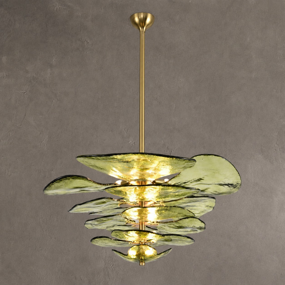 Petal Layered Murano Glass Chandelier