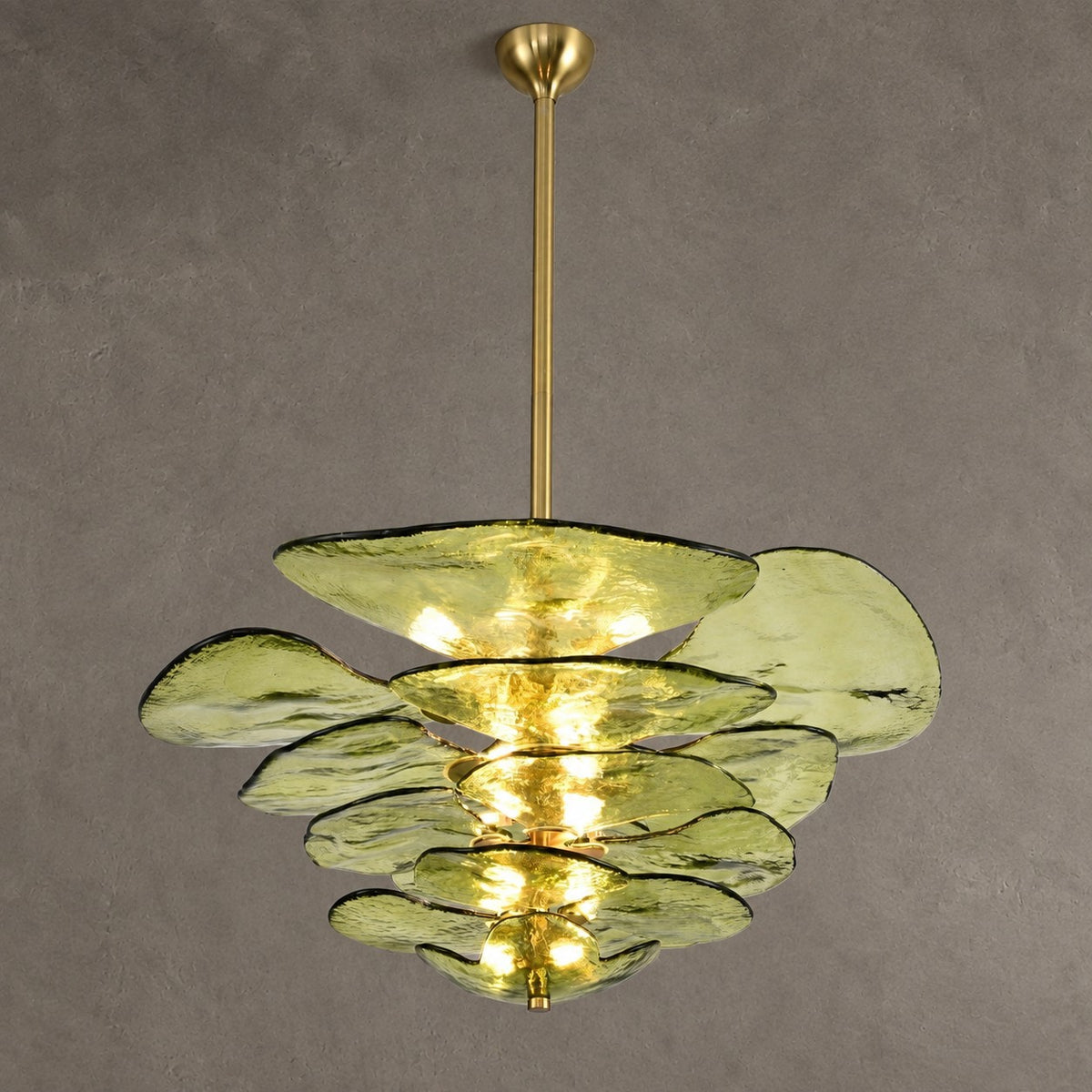 Petal Layered Murano Glass Chandelier