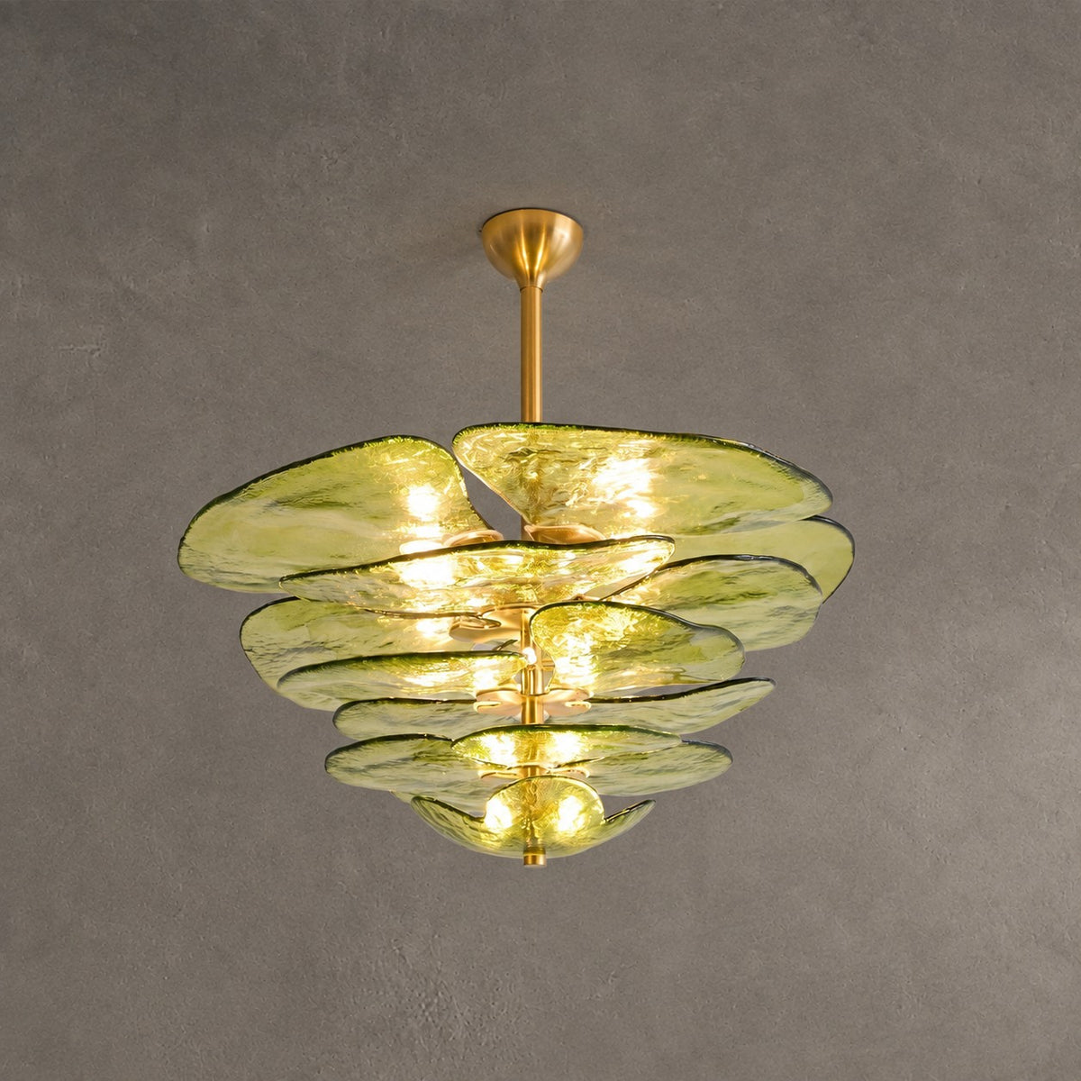 Petal Layered Murano Glass Chandelier