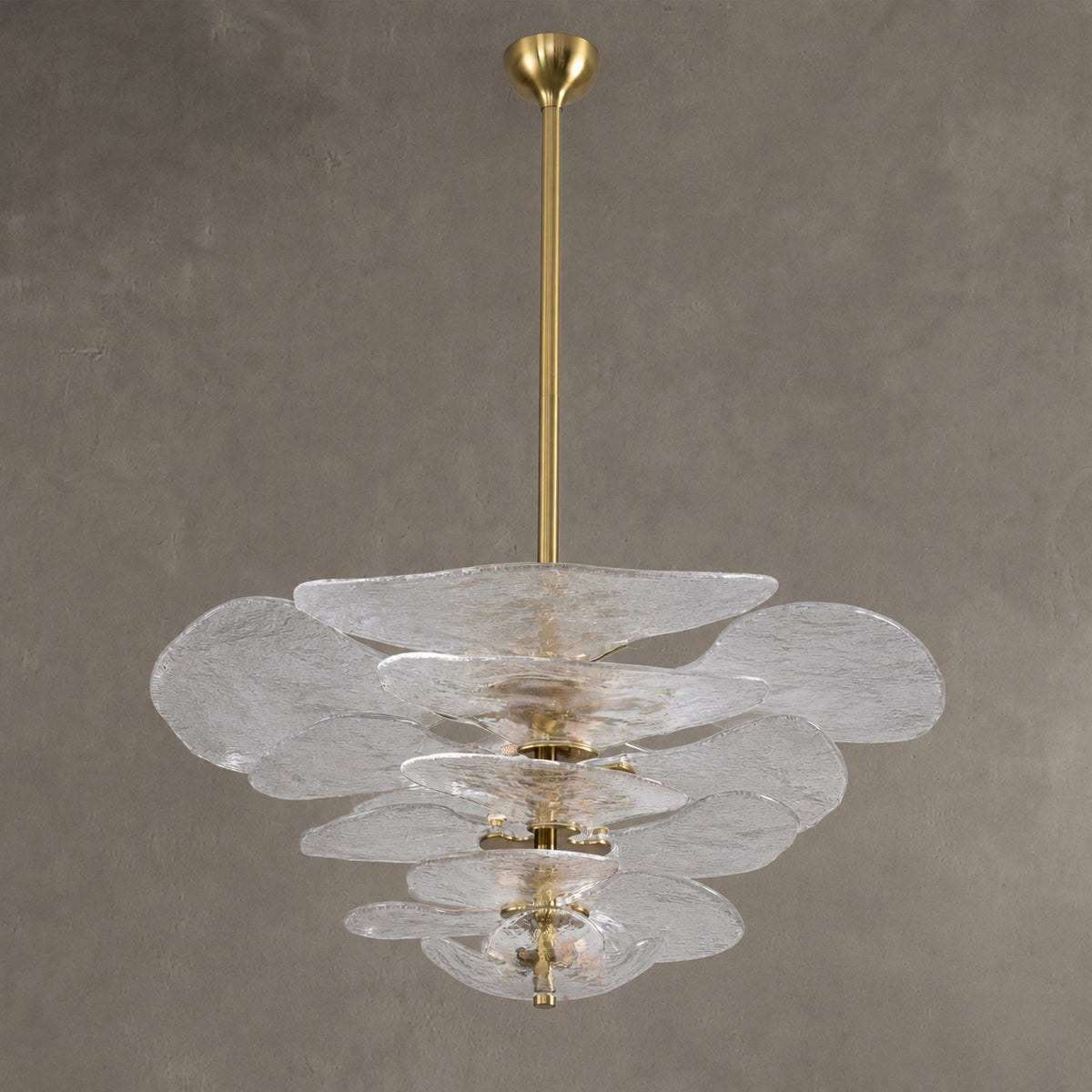 Petal Layered Murano Glass Chandelier