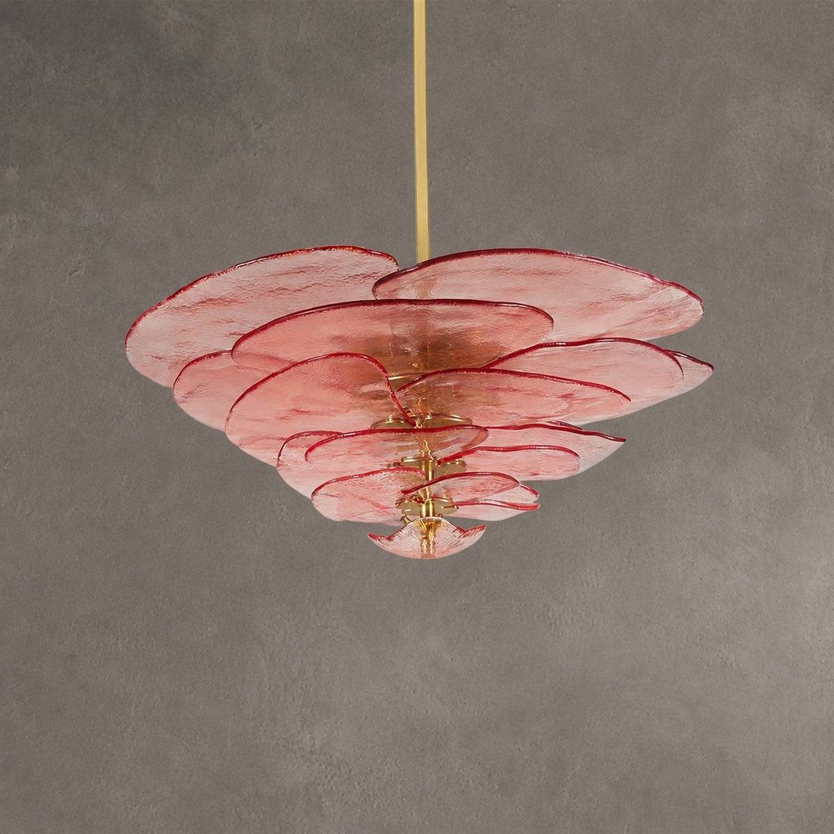 Petal Layered Murano Glass Chandelier