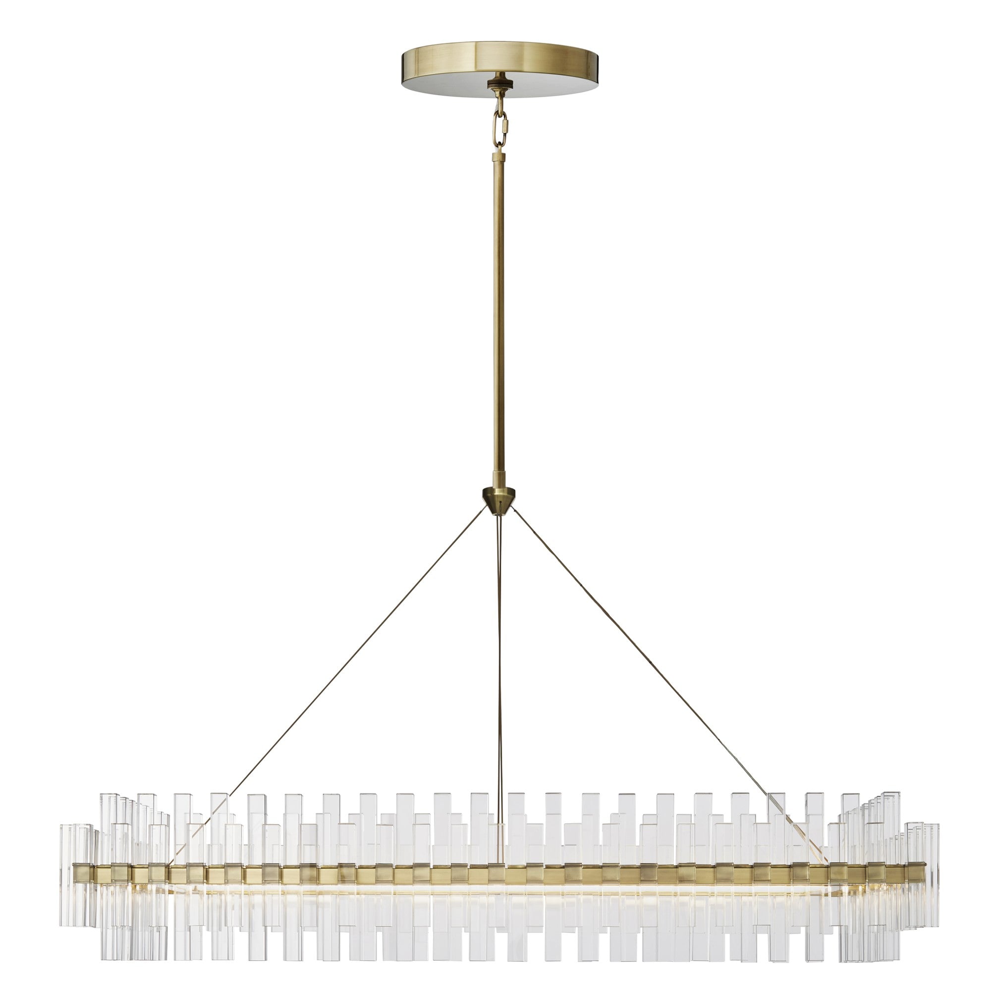 Phoebe Linear LED Crystal Chandelier