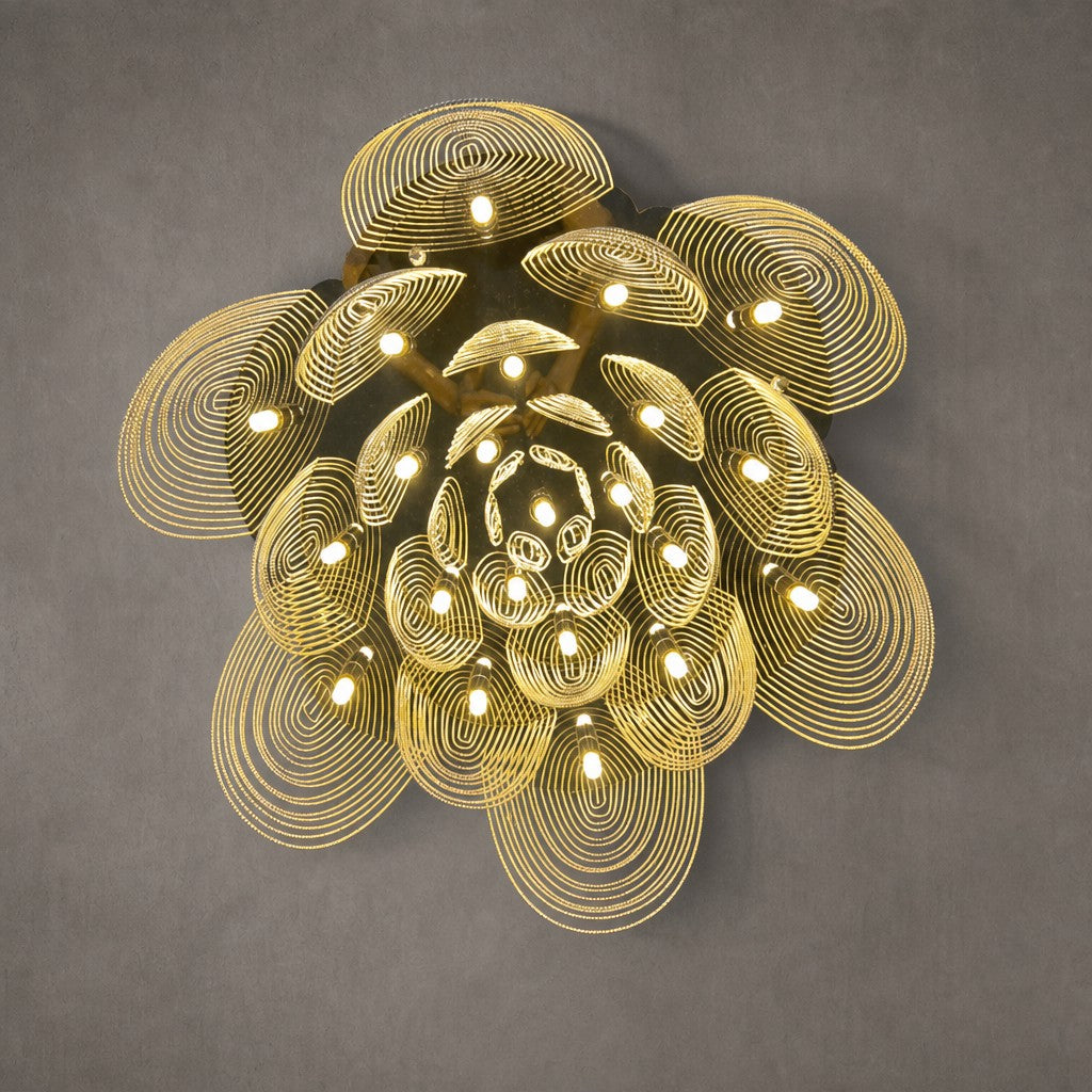 Post-Modern Art Flower Multi-tier Stainless Steel Pendant Chandelier for Living/Dining Room/Bedroom