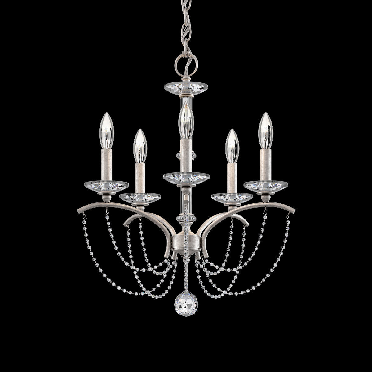 Primrose Crystal Candlestick Chandelier 18"