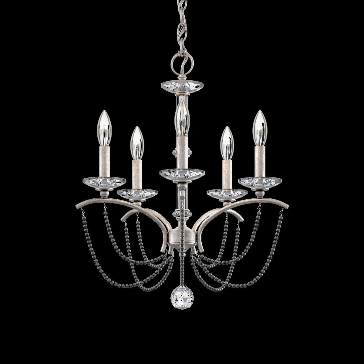 Primrose Crystal Candlestick Chandelier 18"