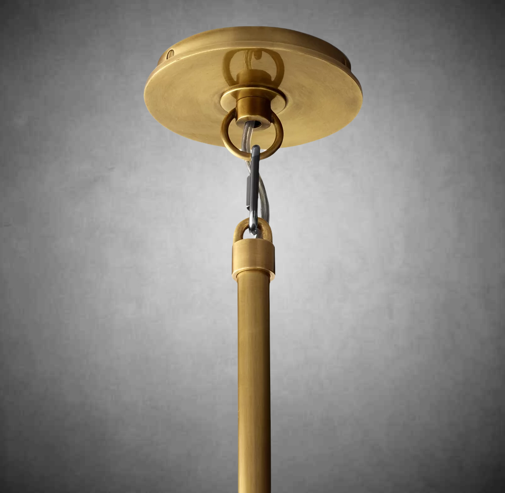 Bolura De Cristal Glass Oval Chandelier