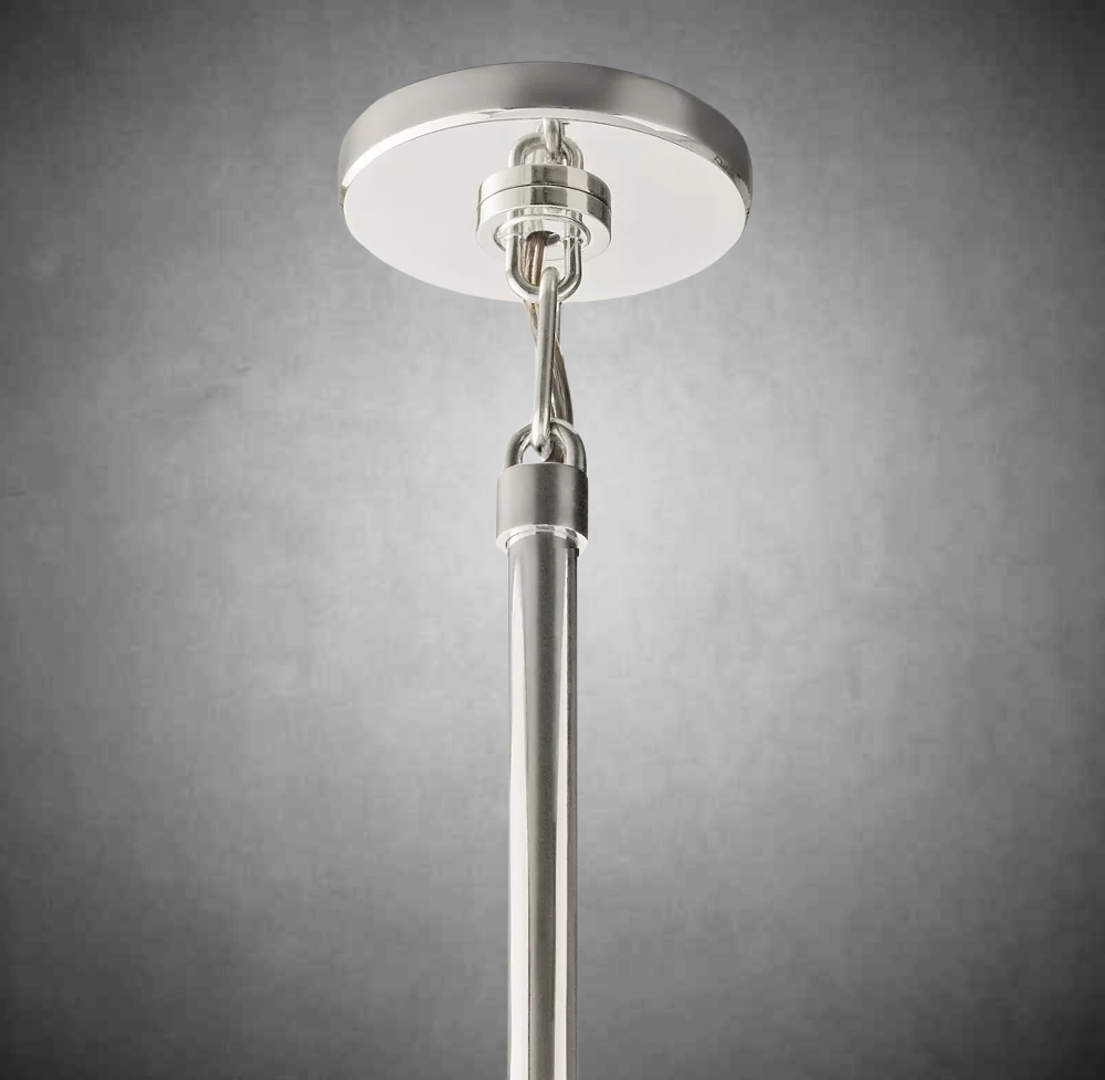 Bolura De Cristal Glass Oval Chandelier