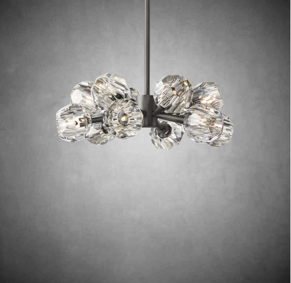 Bolura Crystal Ball Round Chandelier