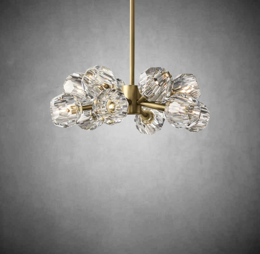 Bolura Crystal Ball Round Chandelier