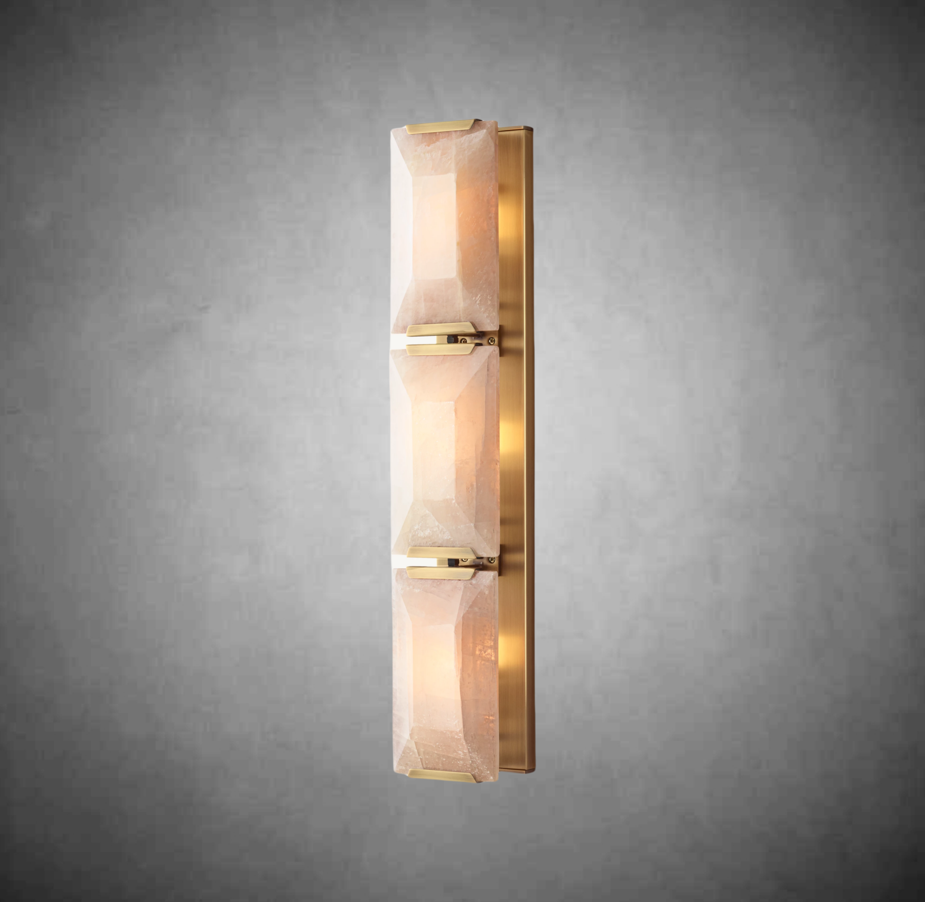 Hartley Calcite Triple Sconce