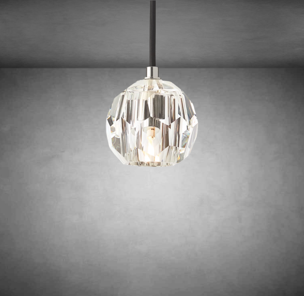 Bolura De Cristal Glass Cord Pendant