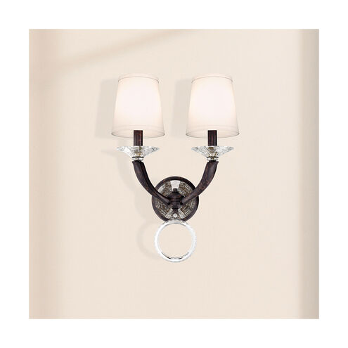 Emilea 2 Light 8.5 inch Heirloom Bronze Wall Sconce Wall Light