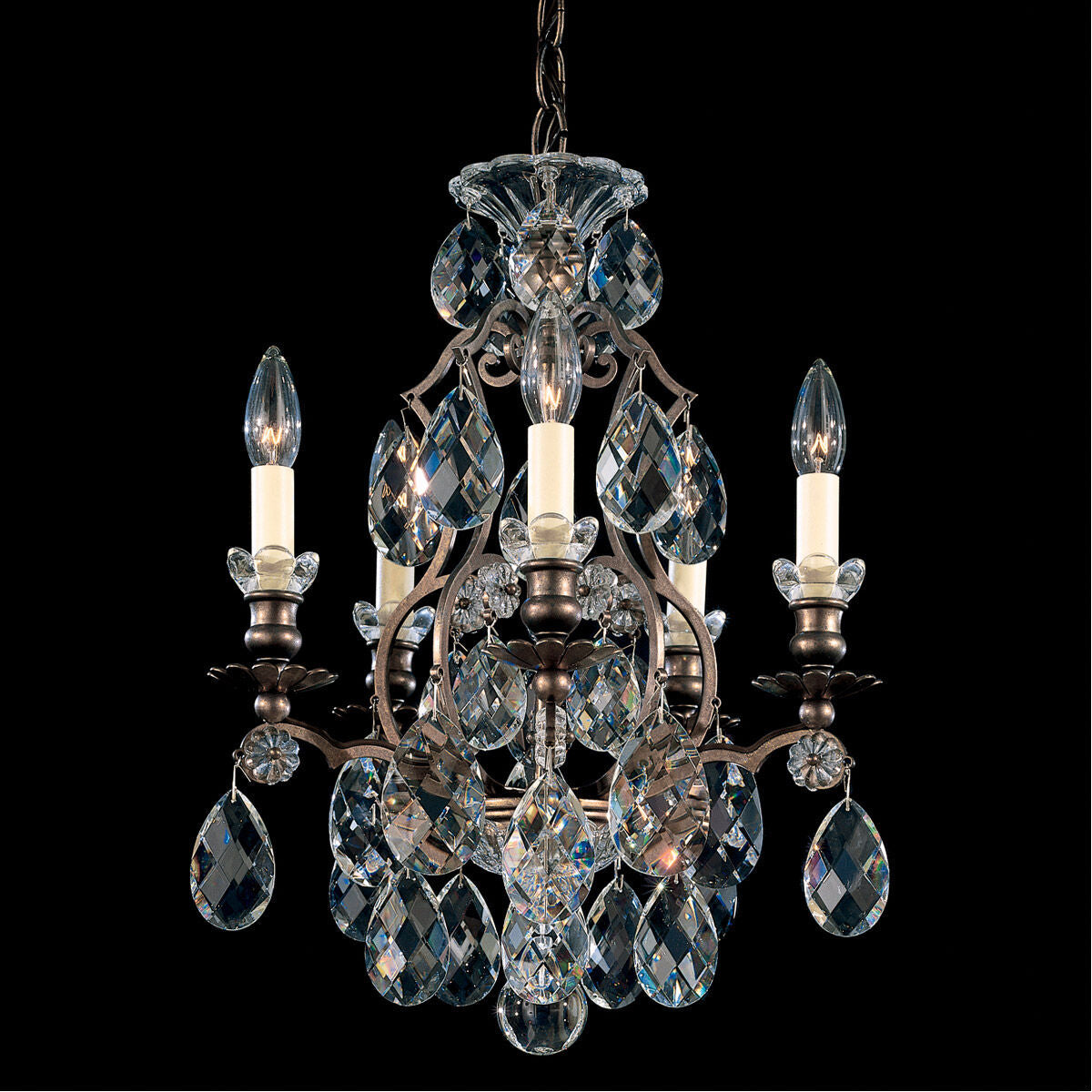 Renaissance Crystal Chandelier 14"