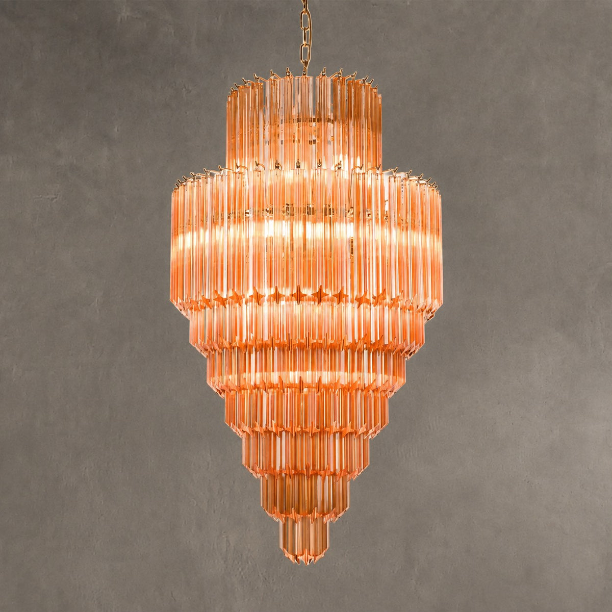 Raphael Pyramid Murano Chandelier