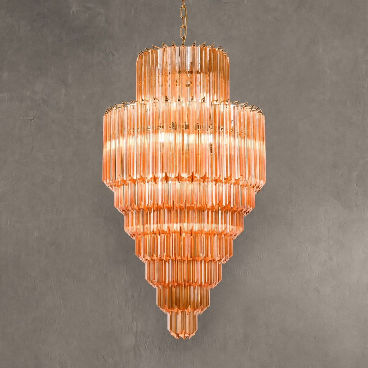 Raphael Pyramid Murano Chandelier