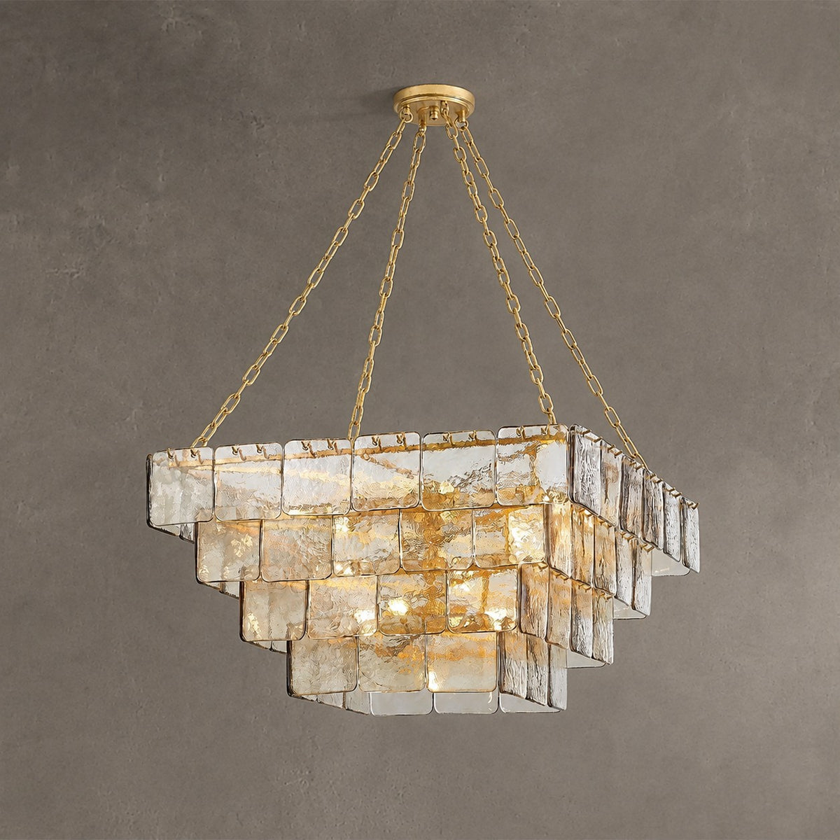 Regal Tiered Chain Chandelier