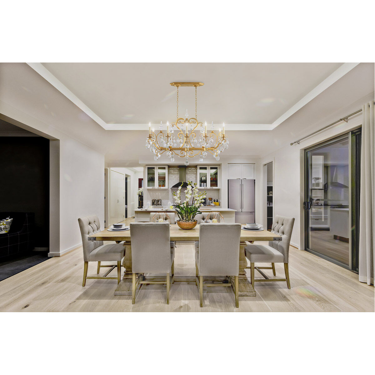 Reverie Crystal Chandelier 46"