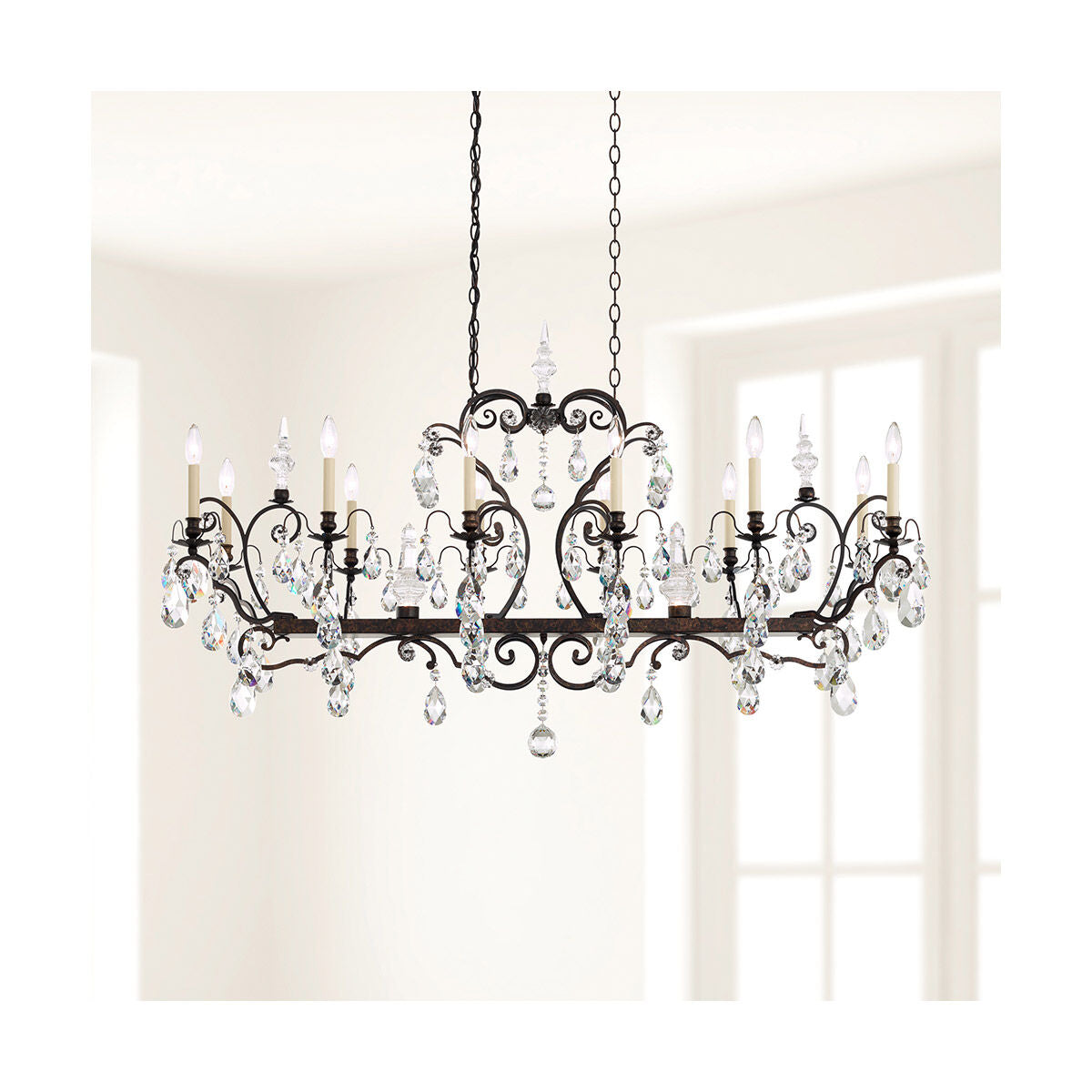 Reverie Crystal Chandelier 56"