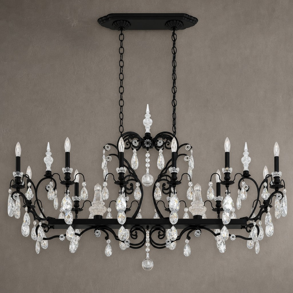 Reverie Crystal Chandelier 56"