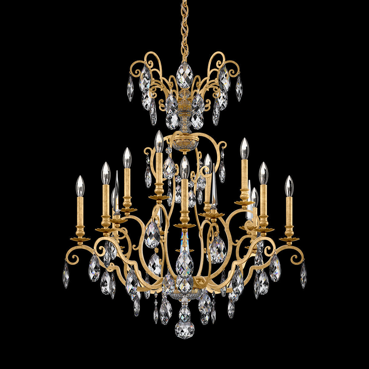 Reverie Nouveau Chandelier 32"