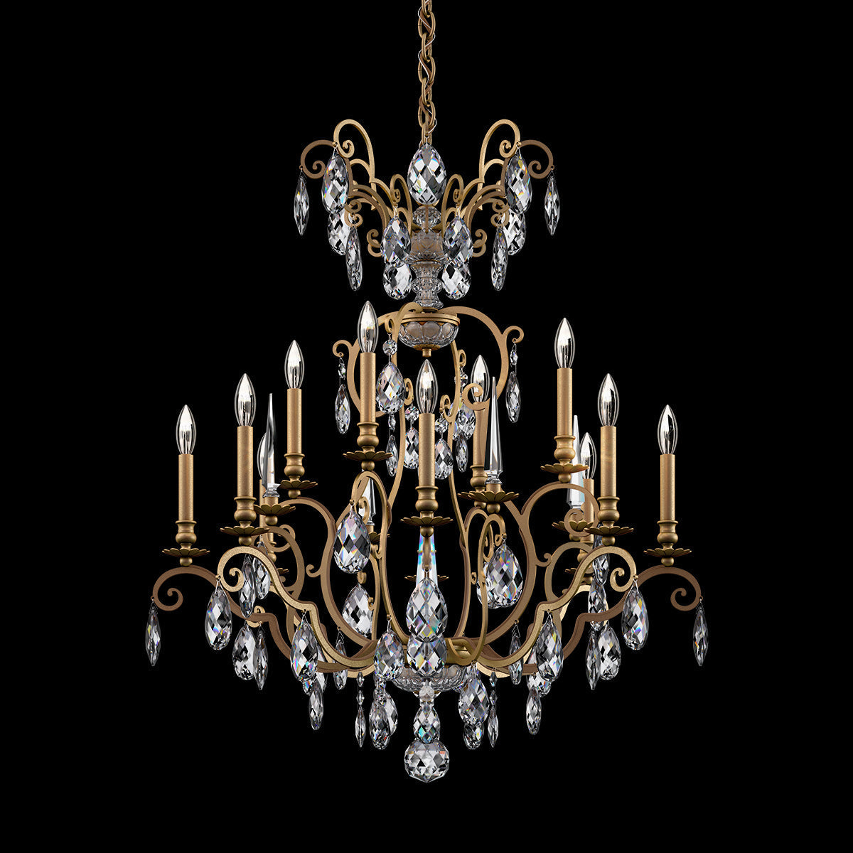 Reverie Nouveau Chandelier 32"