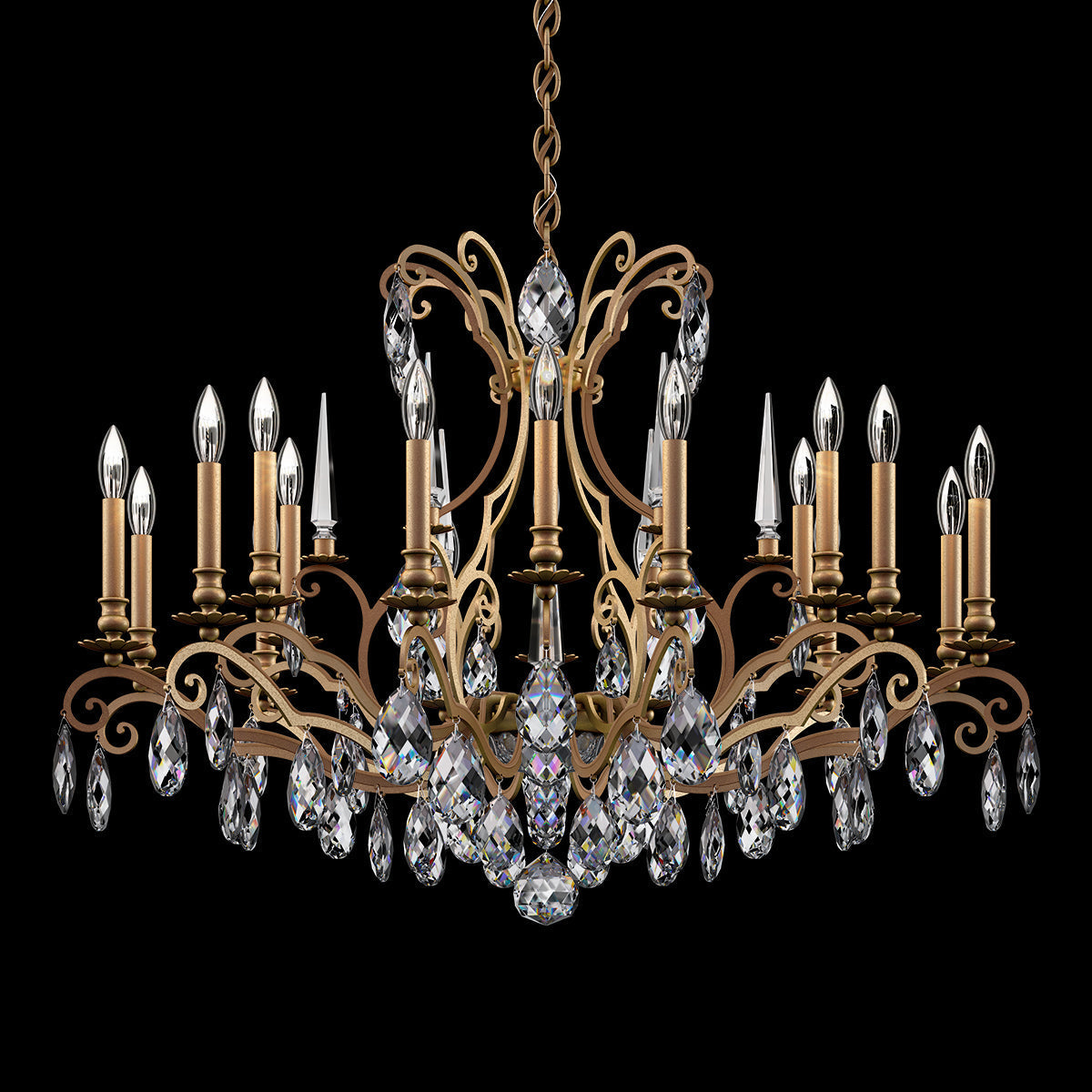 Reverie Nouveau Chandelier 40"