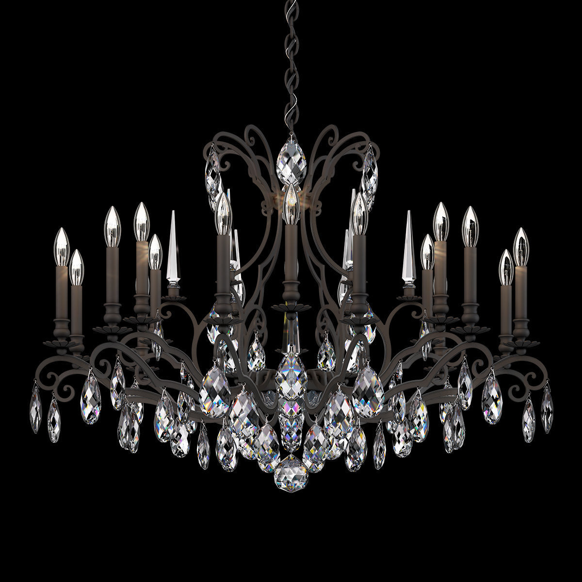 Reverie Nouveau Chandelier 40"