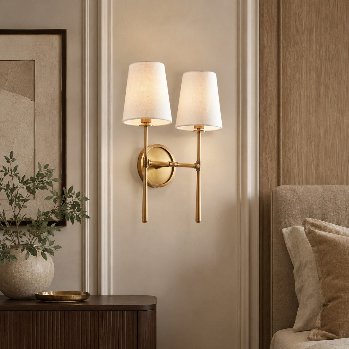 Rhovane 2-Light Wall Sconce