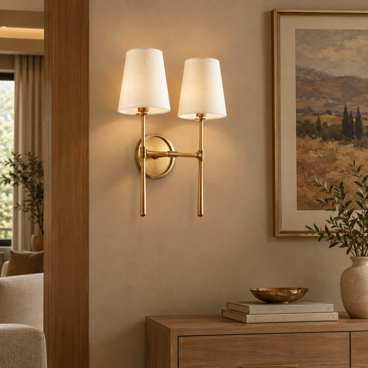 Rhovane 2-Light Wall Sconce