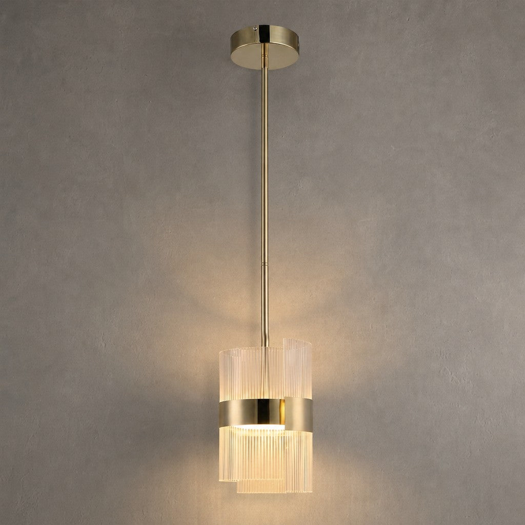 Ribbon Round Modern Chandelier