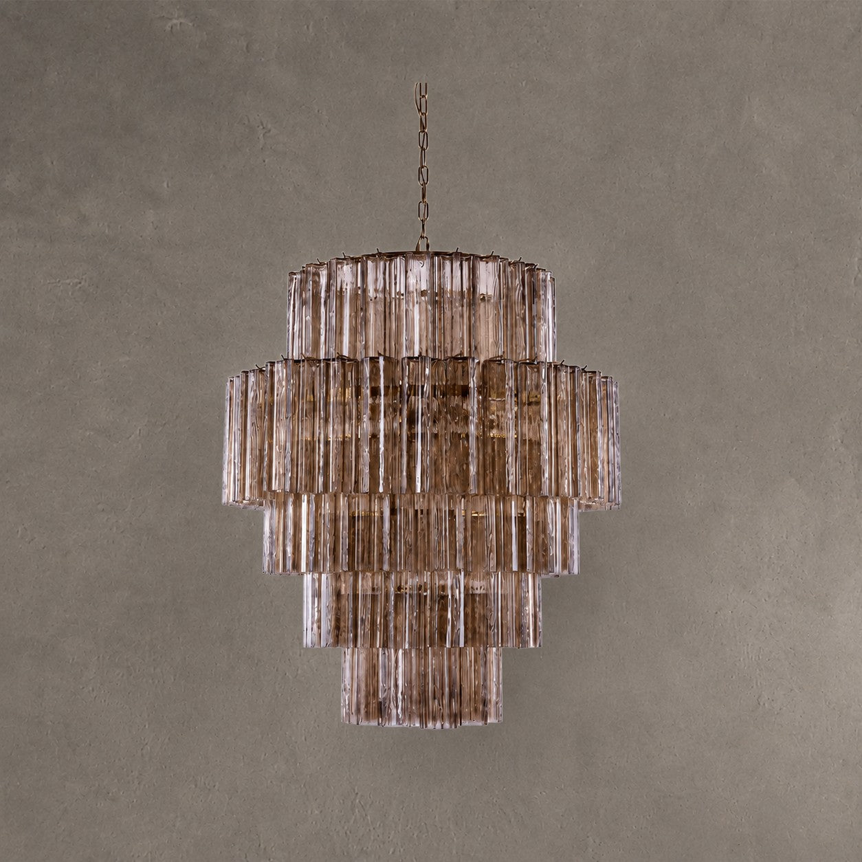 Chandelier Rina Firenze Tiered Glass Tube