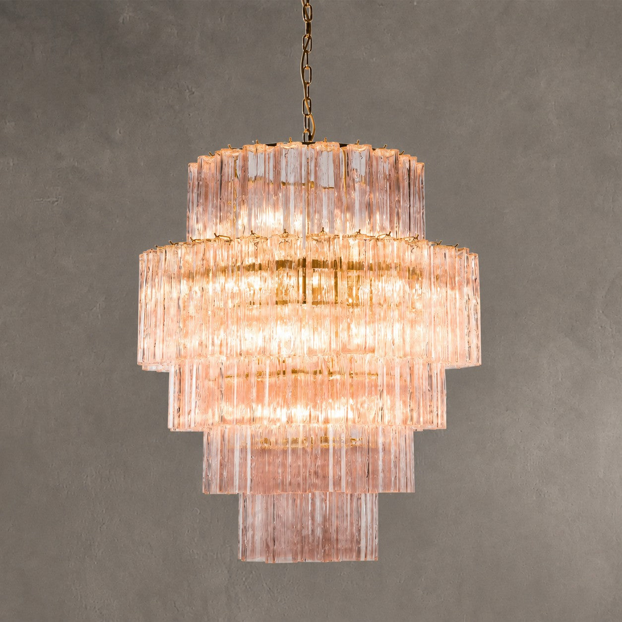 Chandelier Rina Firenze Tiered Glass Tube