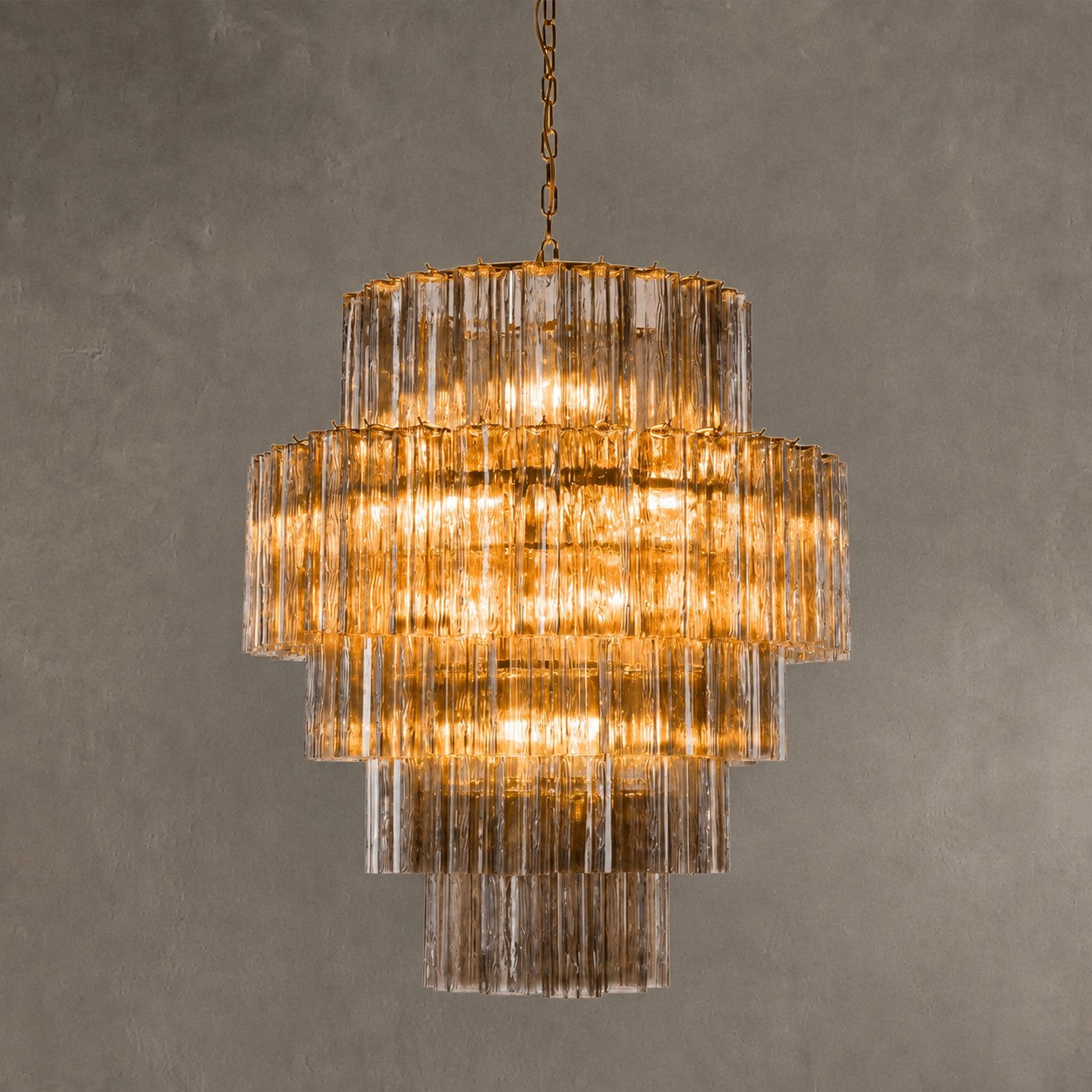 Chandelier Rina Firenze Tiered Glass Tube