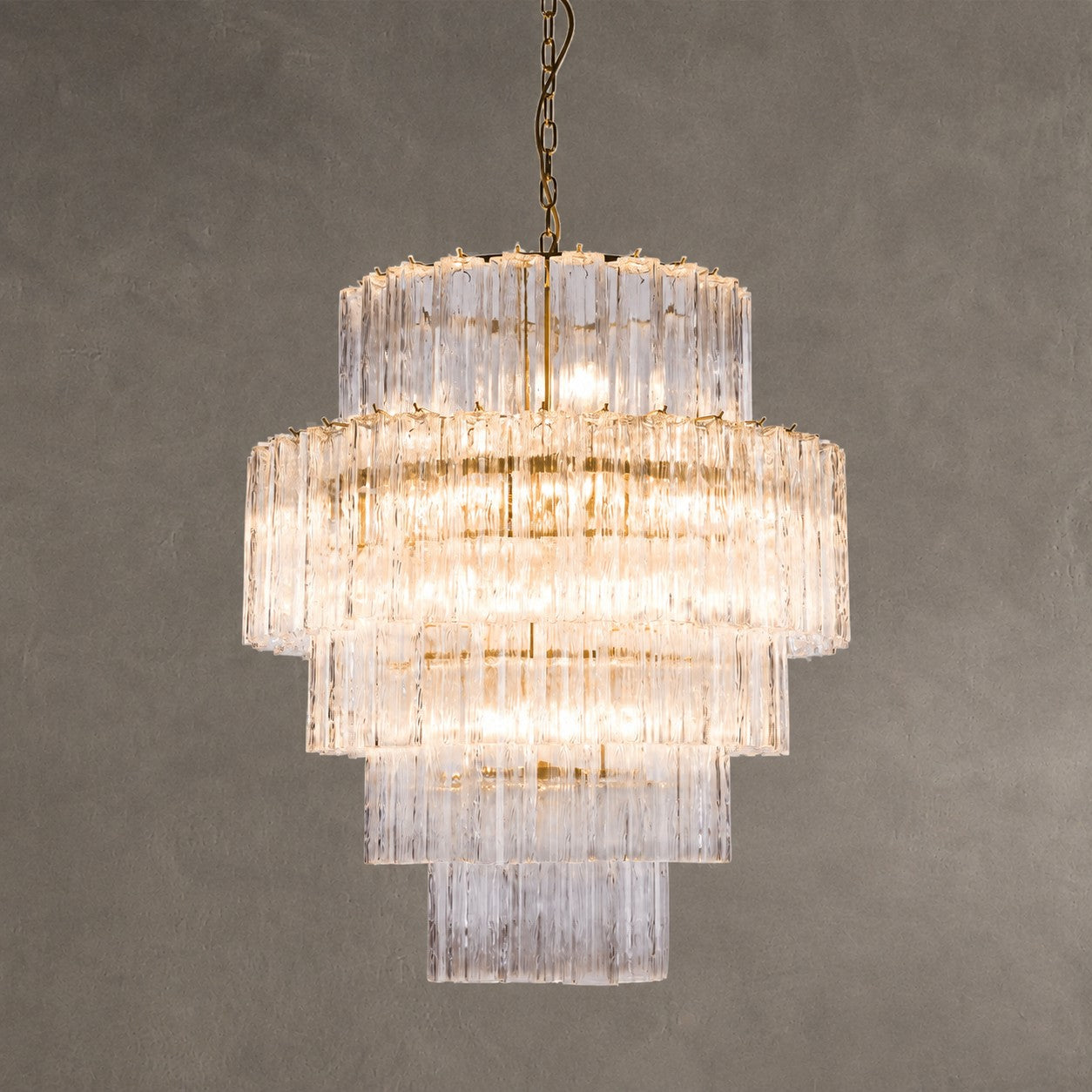 Chandelier Rina Firenze Tiered Glass Tube