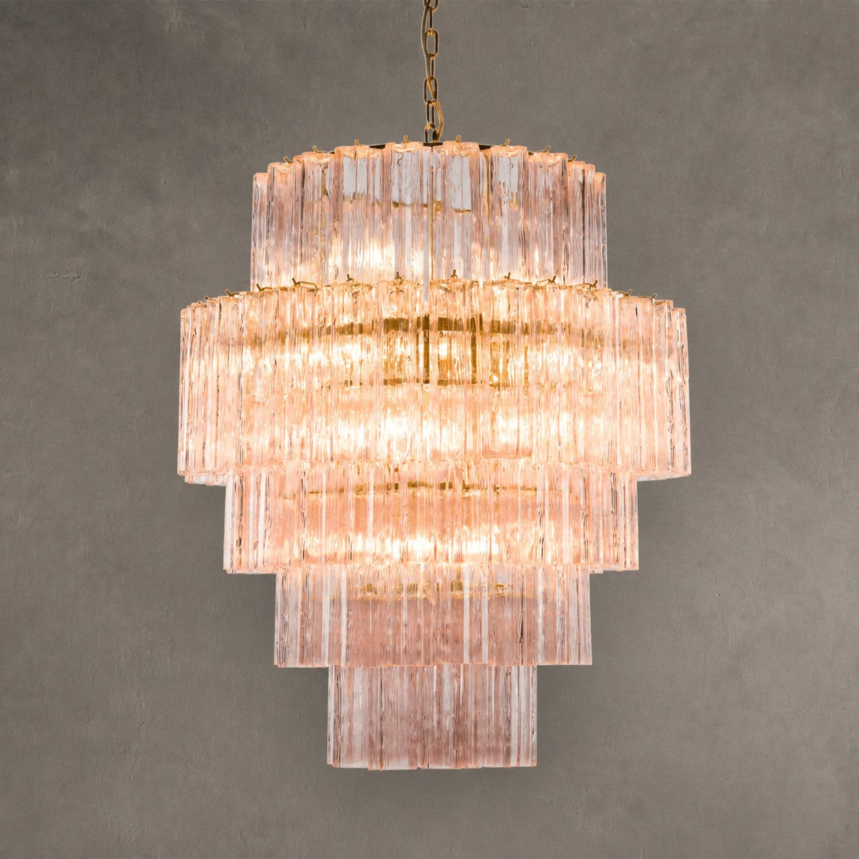 Chandelier Rina Firenze Tiered Glass Tube