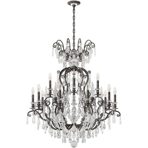Rivenna 15 Light Crystal Chandelier 38"