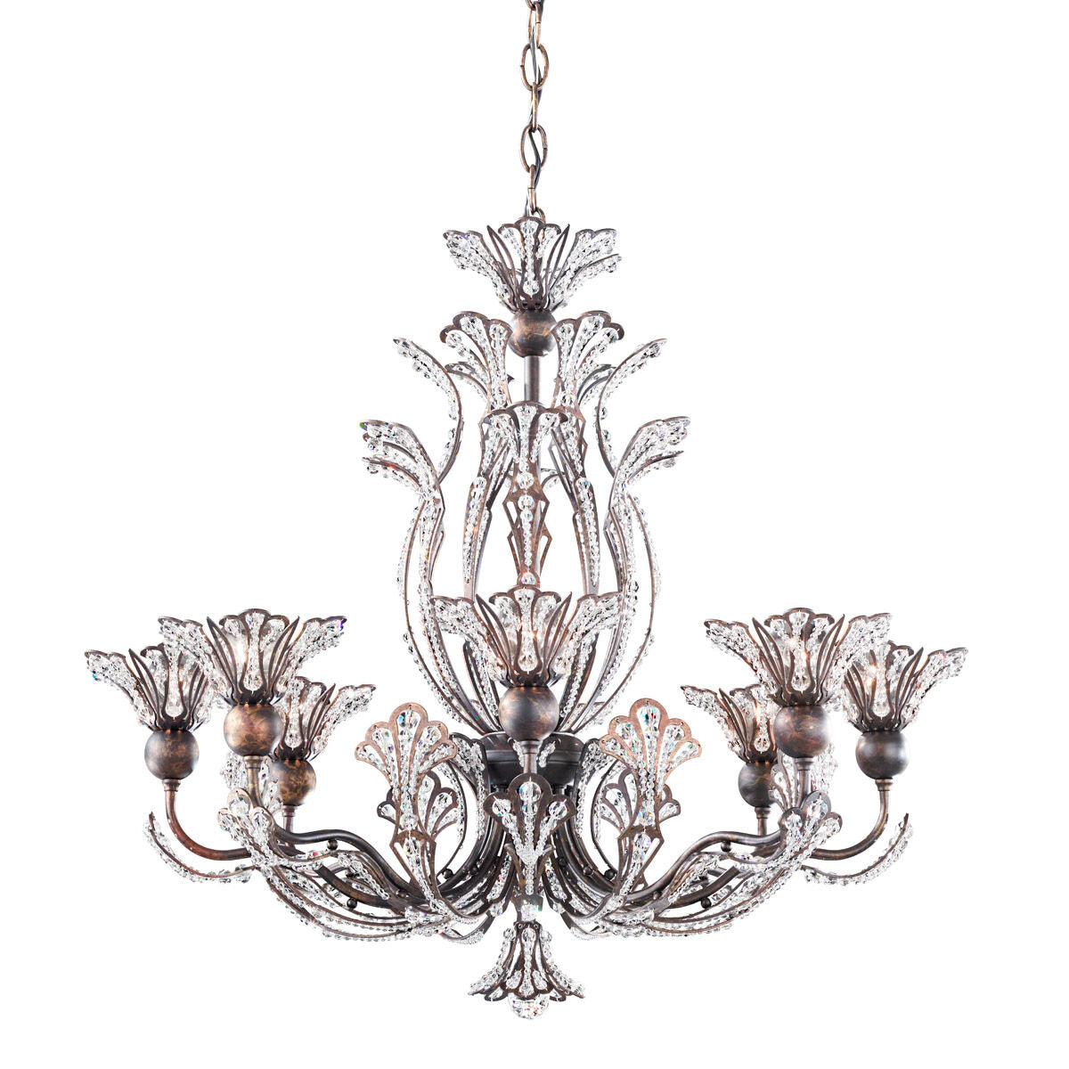 Rivenna 8 Light Crystal Chandelier 26"