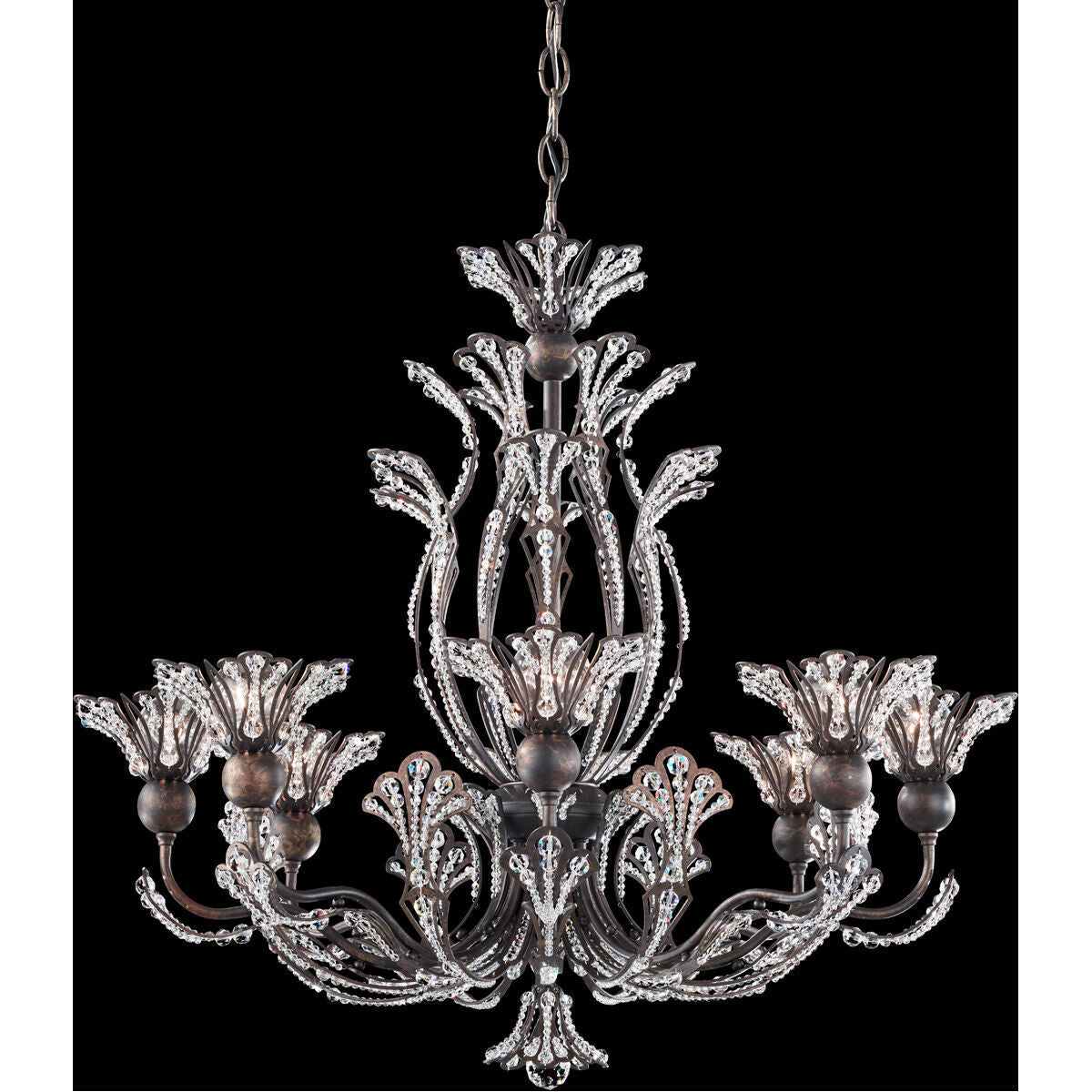 Rivenna 8 Light Crystal Chandelier 26"