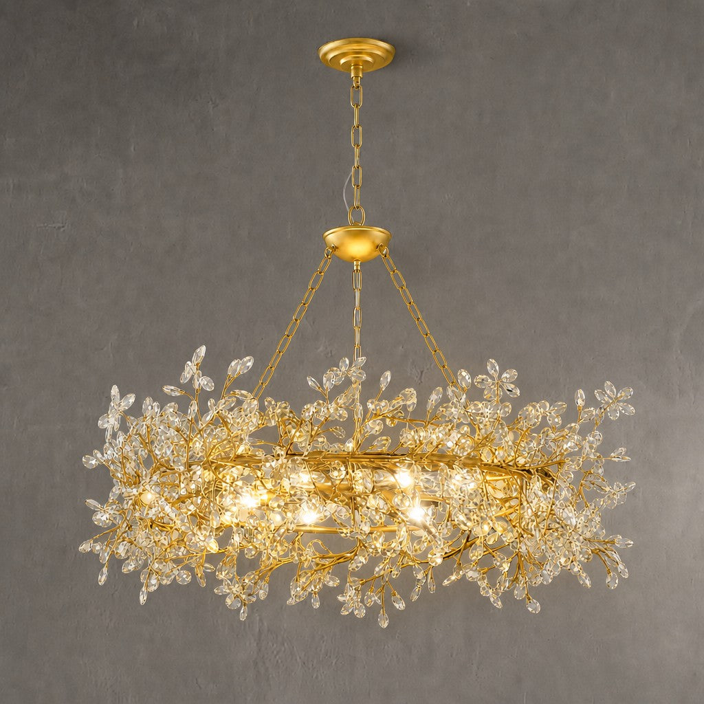 Rowan Twig Modern Round Chandelier 39"D