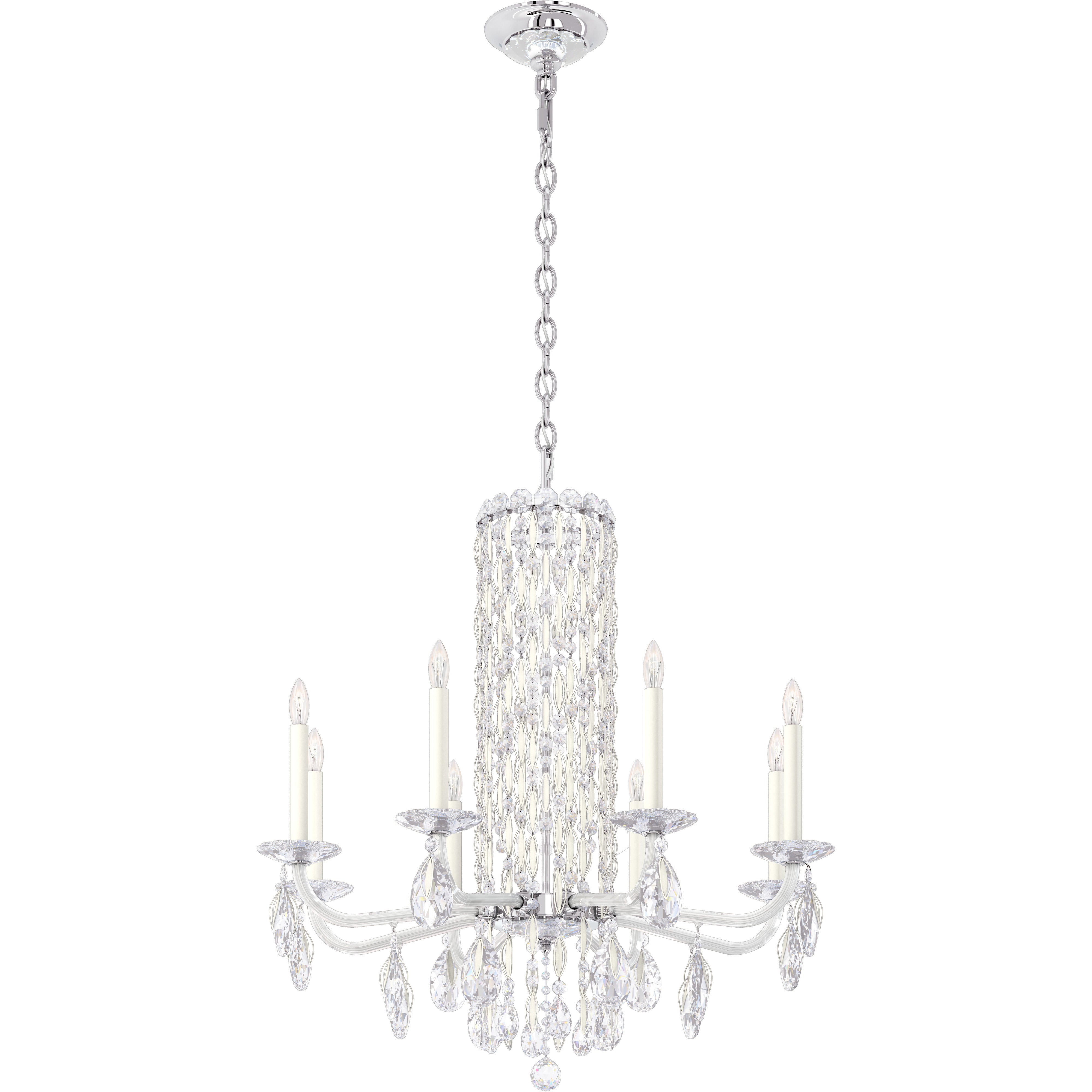 Savona 8-light crystal chandelier 30"