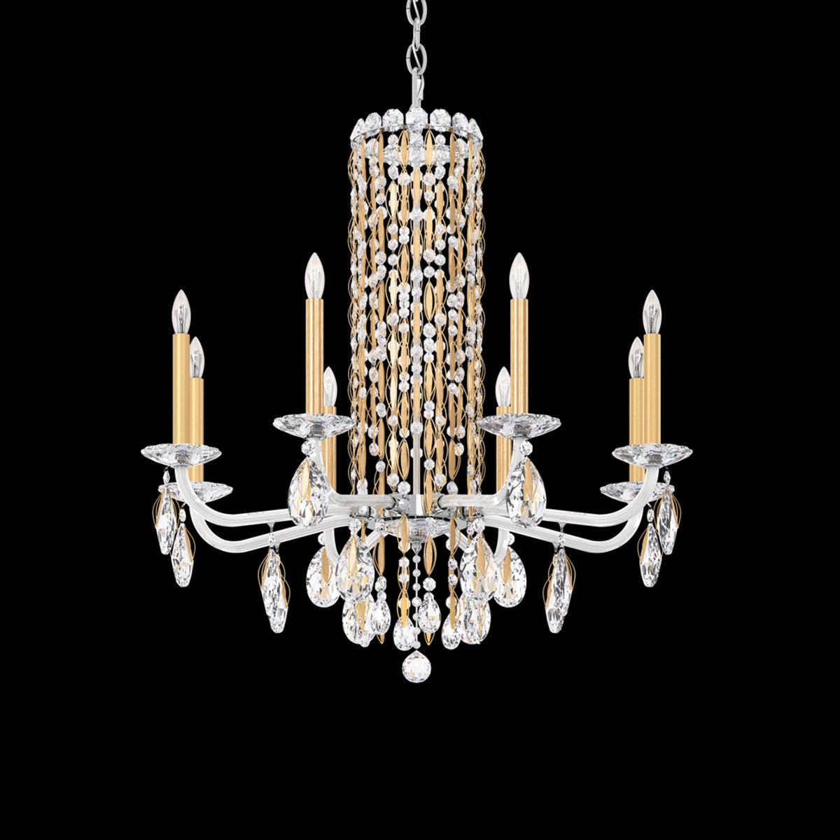 Savona 8-light crystal chandelier 30"