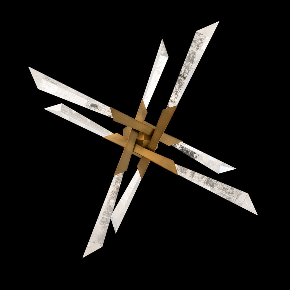 Solitude LED Semi Flush Mount Ceiling Light in Detail.