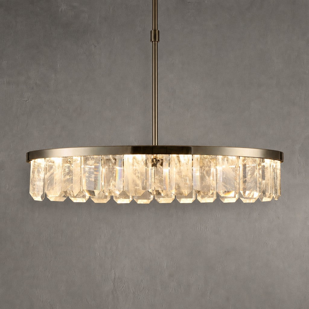 Selene Linear Crystal Chandelier